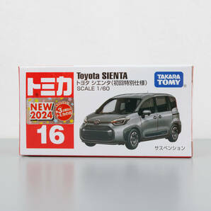 トミカ 16 トヨタ シエンタ ( 初回特別仕様 )Toyota SIENTA tomica TAKARA TOMYの画像1