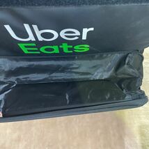 【中古品】Uber Eats ウーバーイーツ 配達バッグ デリバリーバッグ ブラック リュック UberEats 配達用バッグ _画像7