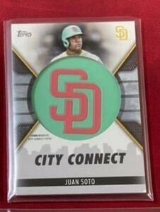 topps パドレス　パッチ　JUAN SOTO CAP PATCH