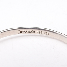 【正規品】 TIFFANY&CO. ティファニー フック&アイ ラブノット バングル　925/750 ブレスレット ヴィンテージ　アンティーク_画像3