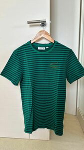 ラコステ　LACOSTE SLIM FIT Tシャツ ボーダー 