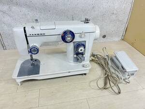 JANOME ジャノメ MODEL 801 フットコントローラー付 ミシン 家庭用ミシン フットコントローラー付