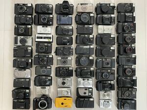 ジャンク扱い　フィルムカメラ　まとめ　大量　FUJICA　Canon　Konica　OLYMPUS　フジカ　キャノン　コニカ　オリンパス等　60台　同梱不可