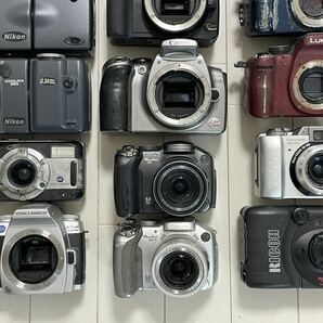 ジャンク扱い デジタルカメラ デジカメ まとめ 大量 Canon SONY OLYMPUS Nikon FUJIFILM LUMIX CASIO等 25台 同梱不可の画像3