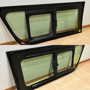 トヨタ純正 200系 ハイエース 4型 DX 小窓 スライドドア サイドガラス 左右セットの画像2
