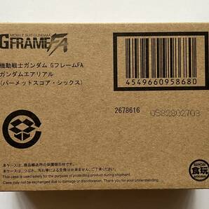 １円スタート 組立済み BANDAI 機動戦士ガンダム 水星の魔女 GフレームFA ガンダムエアリアル(パーメットスコア・シックス)の画像1