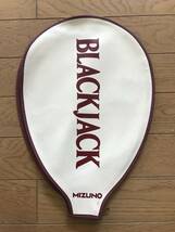 当時物　未使用　デッドストック　Mizuno　ミズノ　BLACK JACK　ラケットカバー　テニス　　HF2070_画像2