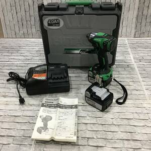 【中古品】★ハイコーキ(HIKOKI ※旧:日立工機) コードレスインパクトドライバー WH14DDL(2LLCK)(L)