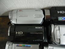 3/デジタルビデオカメラ 8個 大量まとめセット SANYO JVC Canon SONY Panasonic 等 他多数出品中_画像3