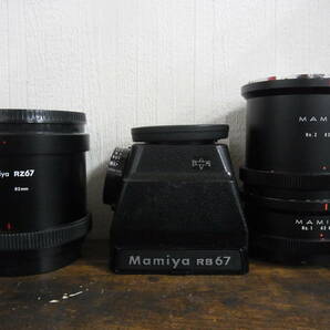 K253/カメラ用品 Mamiya まとめセット RB67 ファインダー Auto Extension Tube RZ67 No.2 82mm No.1 45mm 他多数出品中の画像1