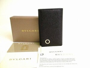 【新古品】 ブルガリ BVLGARI ブルガリブルガリ グレインレザー 6連 キーケース キーリング メンズ レディース