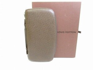 【未使用保管品】 ルイヴィトン LOUIS VUITTON タイガ アトール オーガナイザー ラウンドファスナー 長財布 トラベルケース メンズ