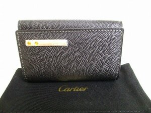 【未使用保管品】 カルティエ Cartier サントス カーフスキン 6連　キーケース キーリング メンズ レディース