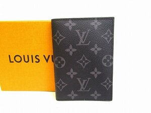 【未使用保管品】 ルイヴィトン LOUIS VUITTON モノグラム エクリプス クーヴェルテュール パスポールNM パスポートカバー メンズ