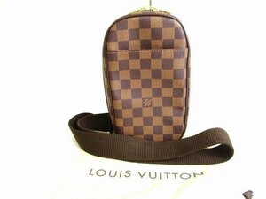 【未使用】 ルイヴィトン LOUIS VUITTON ダミエ ガンジュ ベルトバッグ ウエストポーチ ボディバッグ メンズ レディース