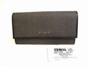 【未使用保管品】 ブルガリ BVLGARI ウィークエンド 2つ折り 長財布 コンチネンタルウォレット メンズ レディース