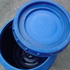 「筒ポリ６０㍑」★即決￥１００ 畑の雨水タンク・ゴミ箱・堆肥入・EM菌 等に（中古）の画像2