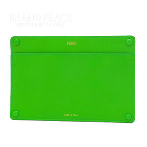  снижение цены Fendi pi- Cub - карман кожа зеленый 7AR907 бренд деталь 