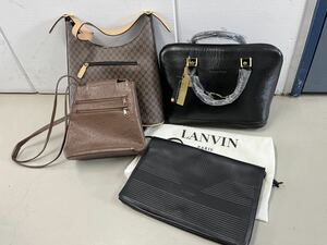 ★婦人バッグおまとめ★ バッグ ハンドバッグ ショルダーバッグ トートバッグ ハンド LANVIN 鞄 オーストリッチ