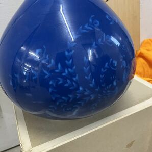 ★特製 七宝花瓶★ 花瓶 花器 壺 花入 フラワーベース 吉田 武 銘入り 骨董 桐箱の画像3