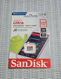 新品 SanDisk (サンディスク) Ultra 256GB microSDXC UHS-I メモリーカード XC1 Class10 転送速度 最大120MB/秒