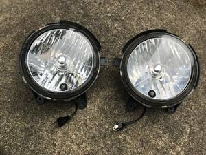 L700S L710S ミラ ジーノ 純正 ヘッドライト ユニット ガラス レンズ 左右 セット LED バルブ 付 DCN