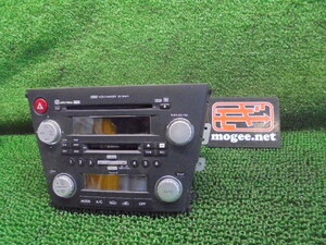 3FD2597 QK7)) Subaru Legacy BP5 latter term type D type 2.0iB sport original 6 ream CD changer +MD audio deck 