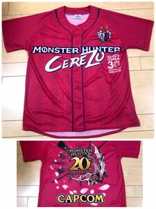 ★セレッソ大阪 ×モンスターハンターコラボユニフォーム★CAPCOMカプコンcerezo★ベースボールシャツ★モンハンJリーグ非売品2024