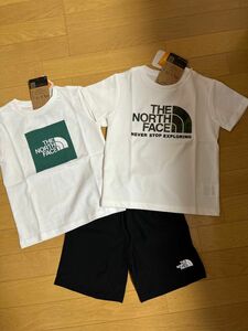 新品　ノースフェイス　120cm 半袖Tシャツ　パンツ　キッズ　短パン　セット　ショートパンツ　ハーフパンツ トップス　