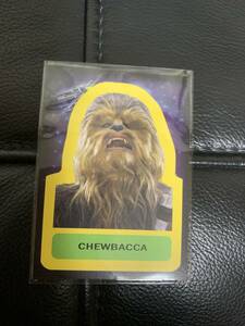 スターウォーズ　トレーディングカード　topps チューバッカ　ステッカー