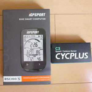 ★ 新品未使用品　IGPSPORT BSC100S　スピード ケイデンス センサー付　CYCPLUS C3