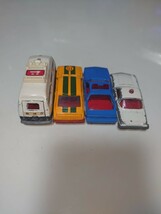 トミカ コスモパトカー(1E）、カマロポリスカー、サニーレーシング、キャラバン事故処理車、4台セット(すべて日本製）_画像5
