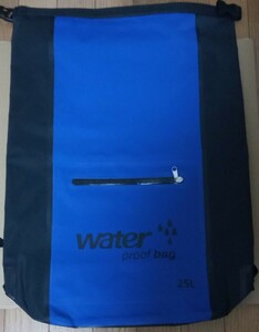 未使用 リュック 防水 防災 洗濯 飲料水の袋 25L