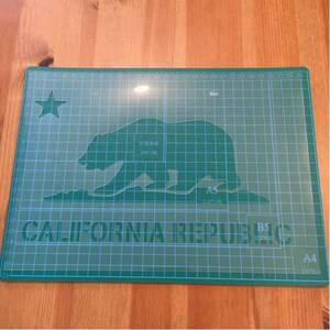 No.59 stencil seat California flag . Bear - man front stencil plate 