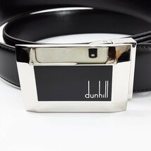 dunhill ダンヒル ベルト スクエア バックル シルバー 未使用 箱あり_画像2