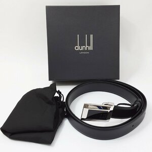 dunhill ダンヒル ベルト スクエア バックル シルバー 未使用 箱あり