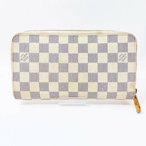 LOUIS VUITTON ルイヴィトン N60012 ダミエ アズール ジッピーオーガナイザー ラウンドファスナー 長財布