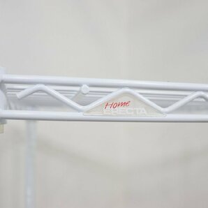 J5450◆Home ERECTA◆メタルラック◆2段◆ホワイト◆収納◆890×450×1890mmの画像5