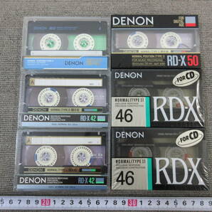 M【4-18】●21 電気店在庫品 カセットテープ ノーマル 34本まとめて DENON RD-X AXIA PS-ⅠX GT-ⅠX 他 未使用長期保管品の画像5