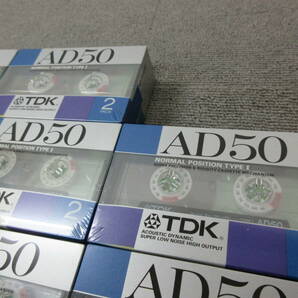 K123【4-27】★ 電気店在庫品 TDK カセットテープ 14点（28本）まとめて AD46 AD50 未使用長期保管品 / オーディオ の画像4