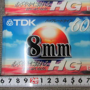 K145【4-30】★ 電気店在庫品 8ｍｍ ビデオカセット 48本まとめて TDK シャープ HG HS VHS-C DVC ヘッドクリーナー / カメラ の画像6