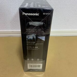 現状販売 未使用品 未開封 Panasonic パナソニック ES-ST21-K 黒 メンズシェーバー ラムダッシュ 3枚刃 WET/DRY 水洗いOK LAMDASHの画像4