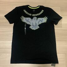 未使用 メンズ Lサイズ A/X ARMANI EXCHANGE アルマーニ エクスチェンジ 半袖Tシャツ ブラック _画像1