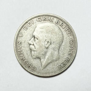 １円スタート! ・1933 イギリス1 フロリン銀貨 ジョージ５世・アンティーク コインの画像3