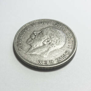 １円スタート! ・1931 イギリス1 フロリン銀貨 ジョージ５世・アンティーク コインの画像4