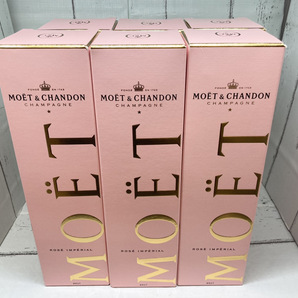 ☆GOL☆モエシャン ロゼ MOET&CHANDON ROSE ７５０ml 12% 果実酒 シャンパン 6本セットの画像1