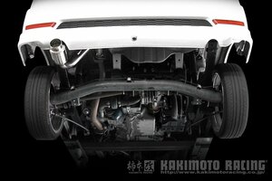 自動車関連業者直送限定 柿本 カキモト マフラー hyper GTbox Rev. HONDA バモスホビオ HM3 0.66_ターボ MR 4AT (H41353)