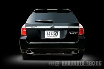 個人宅発送可能 柿本 カキモト マフラー KRnoble Ellisse クリスタル SUBARU アウトバック BPE 3.0_NA 4WD(AWD) (B51327A)_画像2