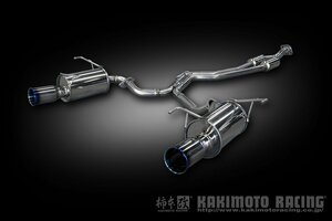 自動車関連業者直送限定 柿本 カキモト マフラー Regu.06 & R Dualセンター付 SUBARU WRX STI VAB 2.0_ターボ 4WD 6MT (B22354W)