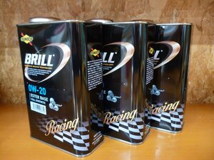 [即納] SUNOCO エンジンオイル スノコ オイル BRILL ブリル 0W-20 1L×3 3本 3L サーキット タイムアタック ドリフト